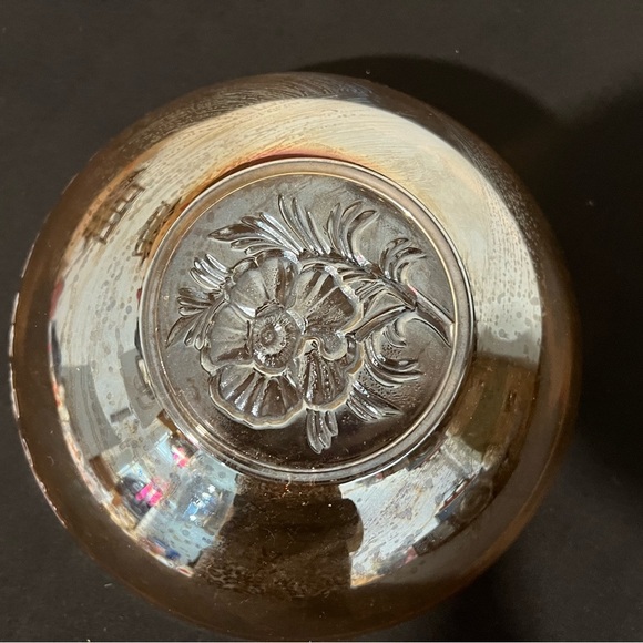 COPY - Vintage Jeannette Glass Marigold Egg Nog Bowl Orange Lusterware Punch Bo… - Picture 8 of 8